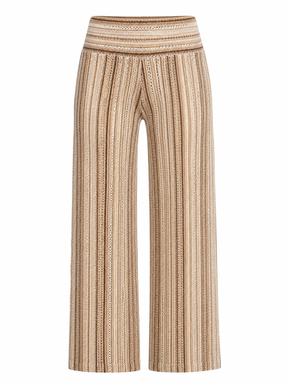FAII Sand contrast knit pants
