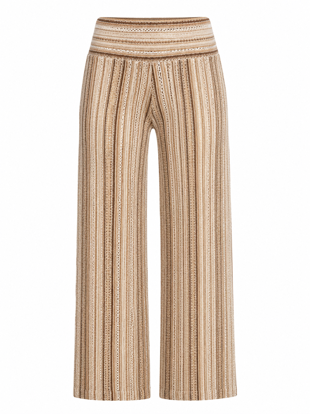 FAII Sand contrast knit pants