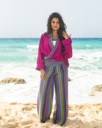 FAII Berry Knit Contrast Co-Ord