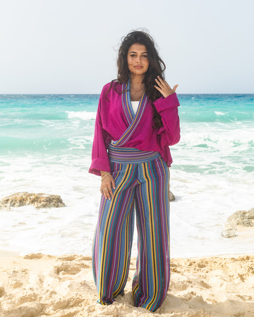 FAII Berry Knit Contrast Co-Ord