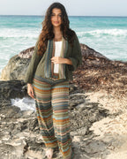 FAII Olive Knit Contrast Co-Ord