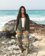 FAII Olive Knit Contrast Co-Ord